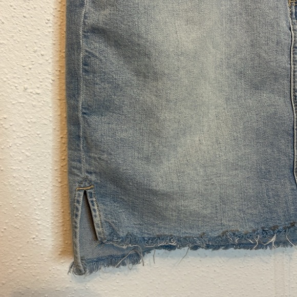 Paige Denim/Jean Mini Skirt with Raw Hem Size 27 - Picture 2 of 6